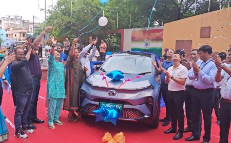 टाटा कर्व ईवी एक बार की चार्जिंग के बाद 585 तक दौड़ेगी