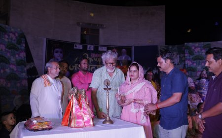 गीता शोध संस्थान में श्रीकृष्ण प्राकट्य लीला और गोपी भ्रमर गीत का भव्य मंचन