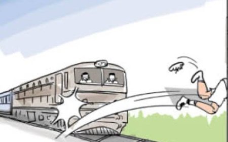 बाह में युवक ट्रेन की चपेट में आया या सुसाइड किया?