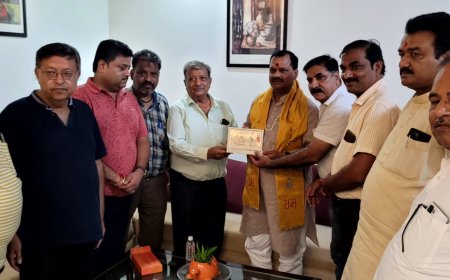 उद्योग व्यापार प्रतिनिधिमंडल के महामंत्री ने व्यापारियों से की चुनाव पर चर्चा