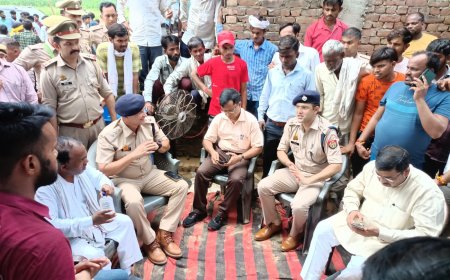 जमीन को लेकर हुए विवाद में पीड़ित पक्ष के 23 लोगों के नाम पर केस दर्ज करने पर नप गए फतेहाबाद इंस्पेक्टर