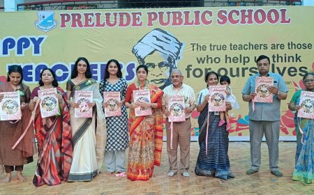 प्रिल्यूड में में पांच टीचर्स को सर्वश्रेष्ठ शिक्षक सम्मान