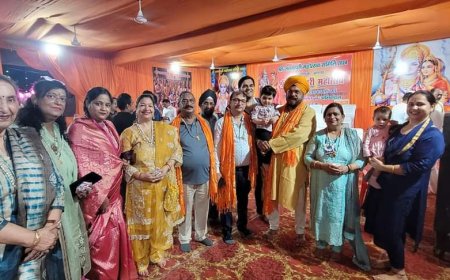 जनकपुरी कार्यालय में भाव भरे भजनों की गूंज