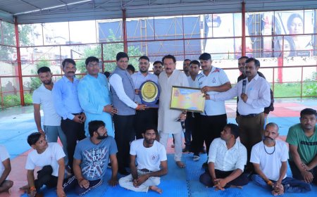 दिव्यांग खिलाड़ियों की हुई प्रतियोगिता