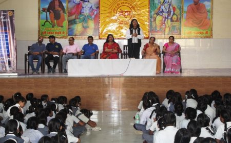 रोटरी क्लब ने बच्चों को गुड टच और बेड टच का अंतर समझाया