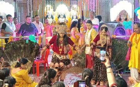 राधाष्टमी पर भक्तिमय माहौल में डूबा दिखा शहर