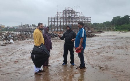 भारी बारिश से जनकपुरी के काम प्रभावित पर पूरी तरह रुके नहीं, तय समय में पूरे होंगे