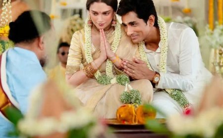 अदिति राव हैदरी और सिद्धार्थ ने गुपचुप रचा ली शादी,  मंदिर में सादगी से एक-दूजे का हुआ कपल