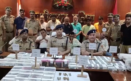 जाली नोट के मामले में सपा नेता दस शातिर गिरफ्तार