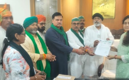 भाकियू टिकैत की मंडल आयुक्त के साथ बैठक, किसानों की समस्याओं के शीघ्र समाधान का आश्वासन