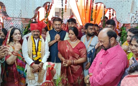 जनकपुरी में विधि विधान से सम्पन्न हुआ तुलसी-सालिगगाम विवाह, समिति के लोगों ने लिया कन्यादान