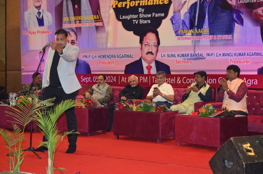 लॉयंस क्लब विशाल की महफिल में हंसी के ठहाके, कई का सम्मान