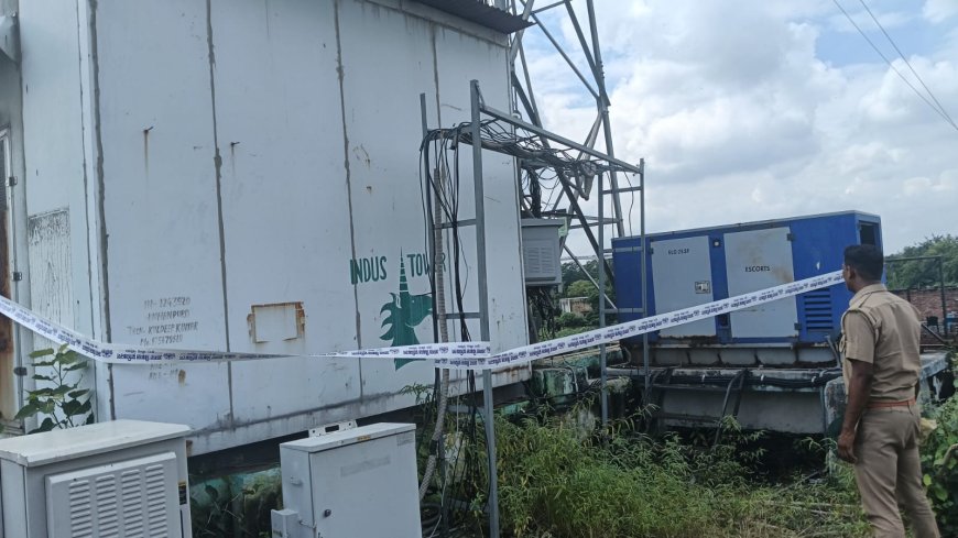 एडीए ने मोबाइल टावर किया सील