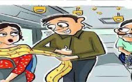 एक्सप्रेस वे पर स्लीपर बस में युवती से छेड़छाड़, बस चालक पुलिस ने पकड़ा