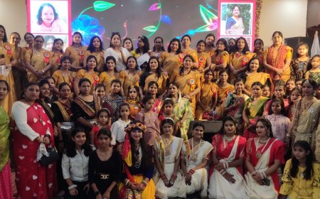 अग्रसेन जयंती:  हाथों में रचाई मेहंदी, मंगल गीत भी गाए