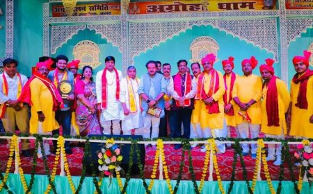 अग्रोहा धाम महल की भव्य सजावट ने मोहा मन