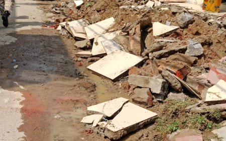 नगर निगम ने सुभाष नगर में तोड़ डाले लंबे-लंबे रैंप