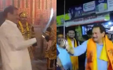 VIDEO NEWS: किसने ललकारा कि आगरा के सांसद, विधायक को तलवार उठानी पड़ी, महाबली को दी चुनौती