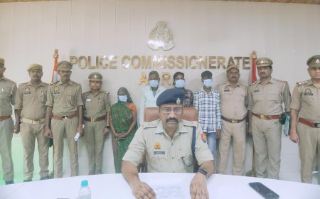 खंदौली के डबल मर्डर में पुत्रों व पत्नी सहित आरोपी गिरफ्तार, हथियार बरामद