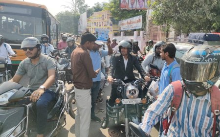 प्रदूषण कम करने में आप भी योगदान दें, रेड सिग्नल पर गाड़ी बंद रखिए, नगर निगम कर रहा जागरूक