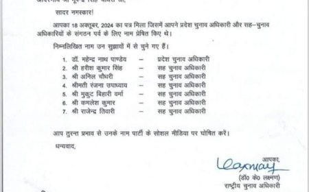 महेंद्र नाथ पांडेय कराएंगे यूपी में भाजपा संगठन के चुनाव, आगरा के अनिल चौधरी सह चुनाव अधिकारी