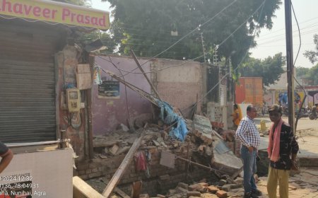 नाले की पटरी पर दुकानें ही नहीं बनाईं, किराए पर भी उठा दीं,  नगर निगम ने तुड़वा दीं