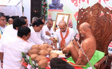 शालीमार एनक्लेव में  बनने जा रहा ज्ञान सदन संत निकुंज, भूमि पूजन 