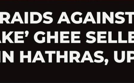 हाथरस में नामचीन कंपनी के नाम पर बन रहा नकली घी पकड़ा