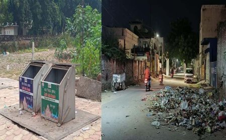 आप कहां घर लेंगे 'करोड़ों में या कूड़े में' ? एक जगह सेंसर तो दूसरी जगह सड़क पर! दो तरह का वेस्ट मैनेजमेंट