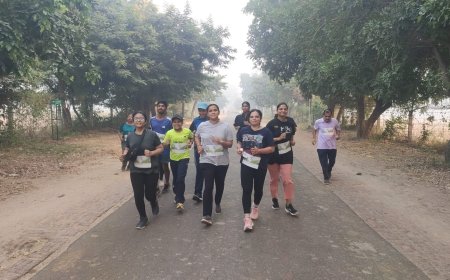 खेलगांव से प्रारम्भ हुई हॉफ मैराथन की फर्स्ट प्रोमो में दिखा धावकों का उत्साह