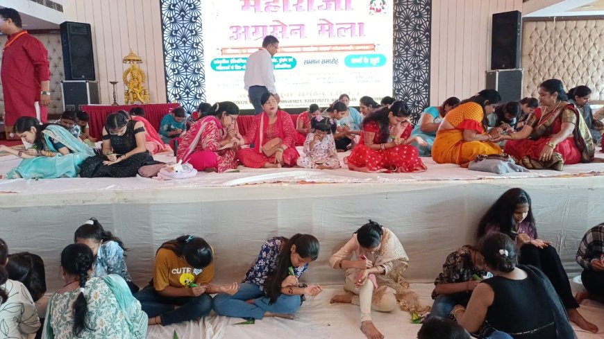 अग्रसेन जयंती से जुड़े 50 संगठनों का जयकारों संग  सम्मान