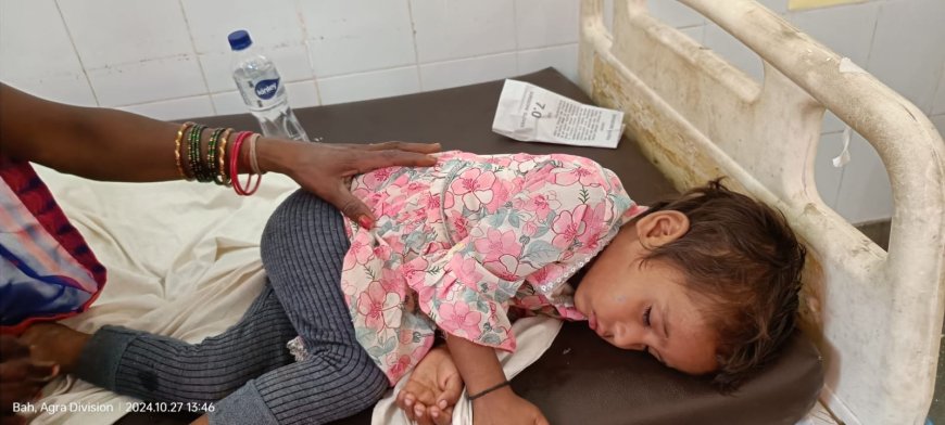 पानी समझकर तारपीन का तेल पी गई बच्ची, हालत बिगड़ी