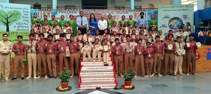 प्रिल्यूड में रही दीपावली की धूम, पूजन के साथ विशेष प्रार्थना सभा भी हुई