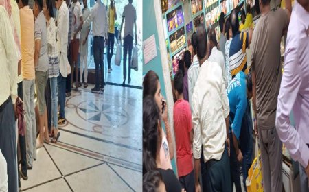 नंबर वन पर काजू कतली और रसमलाई, पर ये क्या ? भाई दूज पर सवेरे ही निपट गई मिठाई! जो हाथ लगा तुलाया