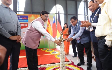 मीट एट आगरा शुरूः  फुटवियर कम्पोनेंट्स और मशीनरी का आधुनिक और रचनात्मक बाज़ार, जरूर देखिए