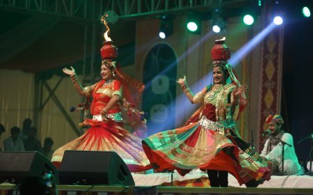ब्रज रज उत्सव में राजस्थानी कलाकारों ने बिखेरी स्वागत-सत्कार और वीर भूमि की संस्कृति की महक