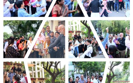 नैक से ए+ ग्रेडिंग मिलते ही विवि में झूम उठा हर कोई 