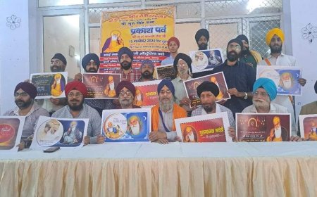 गुरुद्वारा माईथान में गुरु नानकदेव का 555वां प्रकाश पर्व 15 नवंबर को धूमधाम से मनेगा