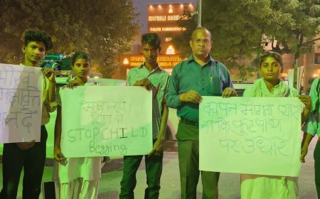 कल तक भीख मांगने वाले शहरवासियों को दे रहे सीख- भिक्षा नहीं शिक्षा दो, जीवन संवार दो