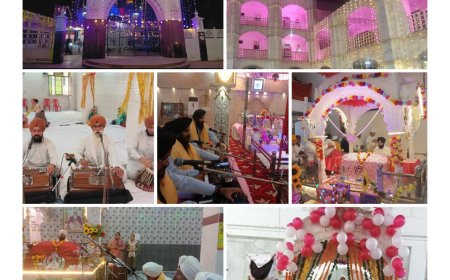 शहर भर के गुरुद्वारों में रही प्रकाश पर्व की धूम, कीर्तन दरबारों में बही गुरुबाणी की बयार