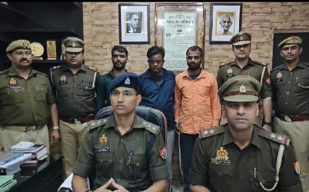 खटखट गैंग के तीन लुटेरे पुलिस की गिरफ्त में