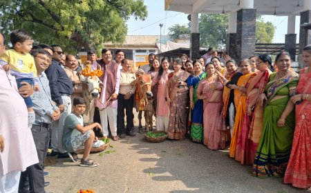 गौ सेवा के बाद कल लगाएंगे गिरिराज जी से अरदास 