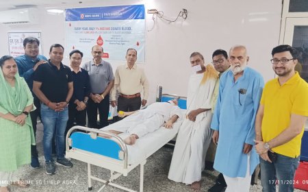 जैन मुनियों, युवाओं और महिलाओं ने किया 72 यूनिट रक्तदान