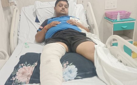 टैक्सी ड्राइवर ने एक भाई की टांग तोड़ी और दूसरे का सिर फोड़ दिया   