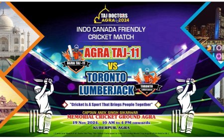 ताजनगरी में चौके-छक्के मारेंगे आगरा और कनाडा के वेटरन डॉक्टर