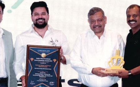 भगत हलवाई को नार्थ जोन का बेस्ट स्वीट शॉप आफ द ईयर अवार्ड