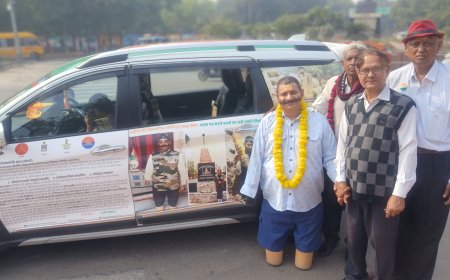 कार चलाकर आगरा पहुंचे दीपचंद्र, इस कारगिल वीर की कहानी पढ़कर रौंगटे खड़े हो जाएंगे