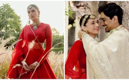 अदिति राव हैदरी ने सिद्धार्थ संग की दूसरी शादी