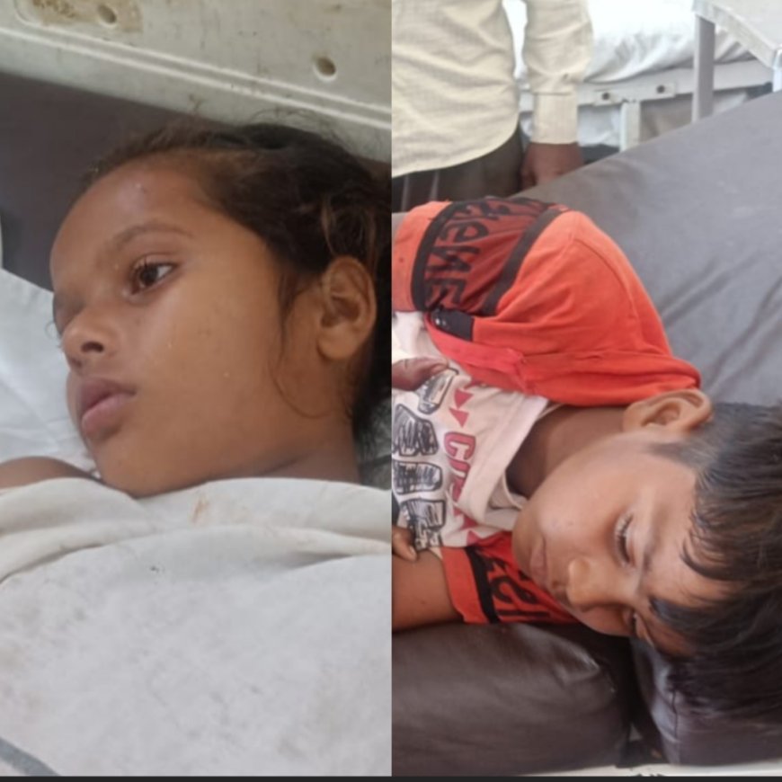 पटाखों से झुलसे दो बच्चे अस्पताल में भर्ती कराने पड़े 