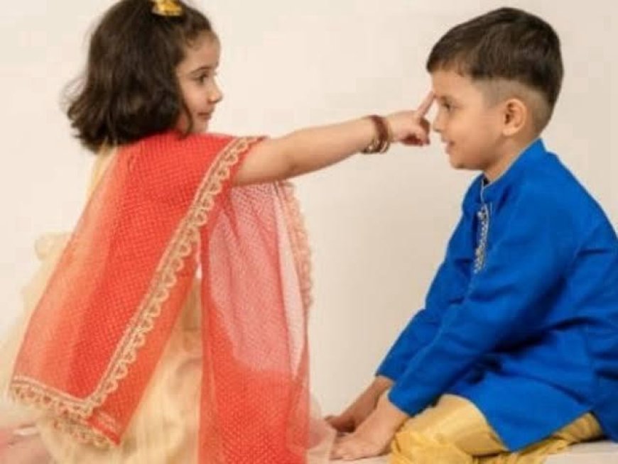 भैया दूज पर बहन से टीका कराने वालों को नहीं रहता यमराज का भय, आज दोपहर में 86 मिनट है टीका का शुभ मुहूर्त